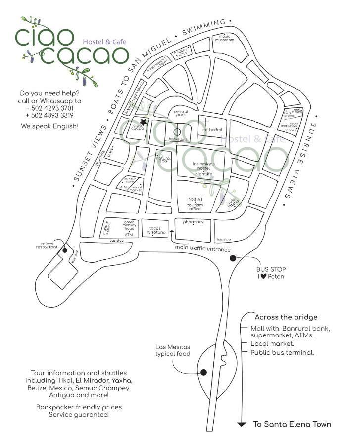 Ciao Cacao Hostel & Vegan Cafe Flores Dış mekan fotoğraf
